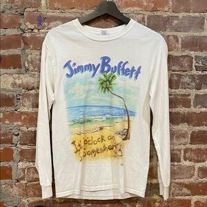 Jimmy Buffett Graphic Long Sleeve Men’s Shirt